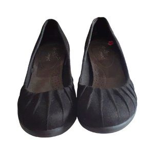Dex Flex Black Suede Wedge Shoes  5